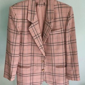 Vintage Single Breasted Wool Blazer